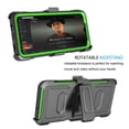 thumbnail image 3 of Takfox Case For Samsung Galaxy A13 5G,Shockproof Heavy Duty Rugged Locking Swivel Holster Belt Clip Kickstand Full Body Hard Shell Phone Cover Case,Green, 3 of 7
