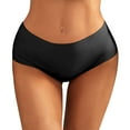 thumbnail image 3 of Swim Shorts Women High Waisted Black Bikini Bottoms Retro Basic Full Coverage Swimsuit Mid Waist Bathing Suit Bottom, 3 of 7