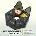 thumbnail image 2 of MEDca Weekly Pill Organizer - 4 Pack 7-Day Portable Case, 2 of 9