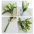 thumbnail image 4 of 12PCS Lily Garden Artificial Lily of The Valley Flowers,Lily of The Valley Artificial Flowers Wedding Holding Flowers Arrangement Bouquet Home Decor, 4 of 5