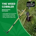 thumbnail image 2 of The Weed Gobbler Carbon Steel & Bamboo Stand-Up Weed Puller Tool for Dandelions and Single-Root Weeds – Ergonomic Lawn Weeder for Back-Friendly Weed Removal, 2 of 4