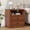 1pc-2 Drawers,Cherry, variant on Frmobepts 2 Drawer Nightstand with Charging Station, 21.7" Large Bedside Table Dresser for Bedroom, Living Room, Cherry