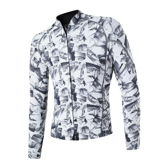 Traje de buceo con esnórquel, chaqueta superior, traje húmedo, traje de neopreno Anti- de manga larga mezcla Zulema Traje de neopreno para mujer