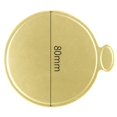thumbnail image 1 of 100pcs Practical Cake Pad Multipurpose Greaseproof Mousse Cake Board Gold Paper Cupcake Mat for Home Kitchen Parties New - D, 1 of 2