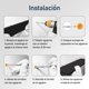thumbnail image 3 of LOKOOY Set de 6 Unidades Estantes Flotantes, Soportan hasta 8 kg Repisas Flotantes, estantes flotantes de Pared,Estante de Almacenamiento Flotante Simple y Moderno (30 * 15 * 1.5) Negro 、Na, 3 of 7