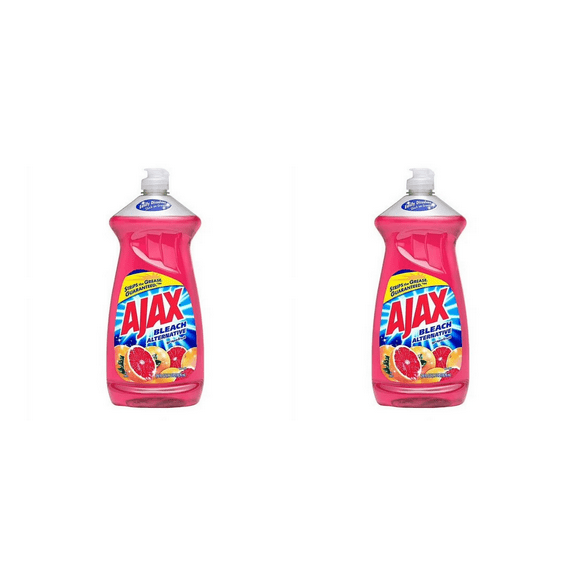 Ajax Bleach Alternative Grapefruit Dish Liquid( 30oz x 2 ) – 2 Pack bottles