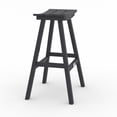 thumbnail image 5 of Bailey Gray HDPE Farmhouse Bar Stool-Set of 2, 5 of 9