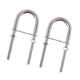 thumbnail image 1 of koolsoo 2 Pieces 304 Stainless Steel Boat Bow / Stern Eye, U-Bolt, Marine Rigging M6*90, 1 of 9