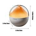 thumbnail image 3 of Fiudx Liquidación navideña Humidificador con forma de paisajes Humidificador USB Humidificador de escritorio con luces LED para oficina, dormitorio y sala de estar Hidrata y purifica el ambiente, 3 of 6