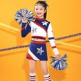 thumbnail image 2 of Girls Cheerleading Uniform With Pom Poms And Socks, Children's Cheerleading Uniform Fule53, 2 of 2