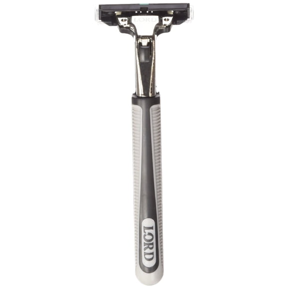 Maquinilla de afeitar Lord Premium Plus Twin Blade con cabezal pivotante y 1 hoja
