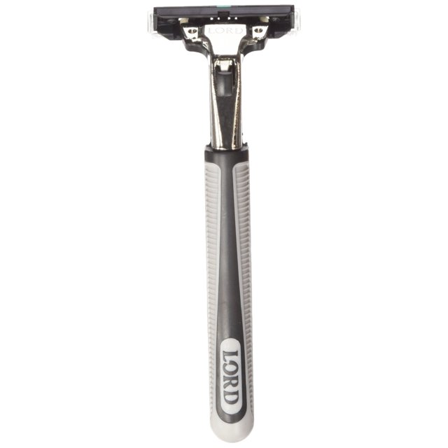 Maquinilla de afeitar Lord Premium Plus Twin Blade con cabezal pivotante y 1 hoja