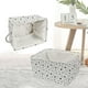 thumbnail image 5 of Foldable Storage Baskets Bin Closet Box Organizer 12.2" x 8.3" x 5.1" Star Unique Bargains Cesta de Almacenamiento, 5 of 9