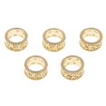 thumbnail image 1 of AMLESO 5 Pieces Vintage Golden Embossment Tube Beads For Jewelry Making Findings Crafts, 1 of 8