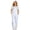 AB112 White, variant on Tisuna Kids Boys And Girls Overalls Pants Solid Color Sleeveless Suspender Trousers With Pocket Casual Breathable Child Straight Leg Pants Black Size 5-6 Years