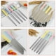 thumbnail image 4 of GOOHOCHY 5 pares de palillos de cocina Chillas de acero inoxidable duraderas de acero inoxidable No resbalones Palillos, 4 of 8
