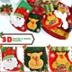 thumbnail image 3 of Navideña Decoración Juego De Medias Pequeñas Para Colgar 3pc, 3 of 8