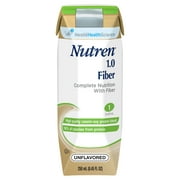 Nestle Nutren 1.0 Fiber Tube Feeding Formula, Unflavored, 8.45 oz Carton, 24 Ct