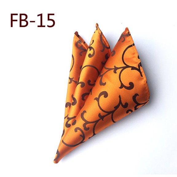 Men's Bright Color Floral Print Pocket Square Hanky Wedding Party Handkerchief