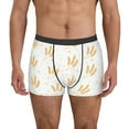 thumbnail image 4 of Wukai Wheat Print Men’s Underwear Breathable Boxer Briefs,&nbsp;Moisture Wicking & Breathable-Large, 4 of 7