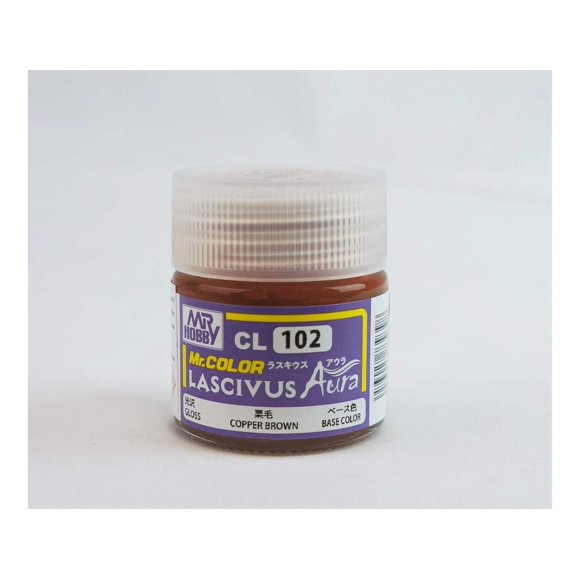 GSI Creos - CL102 Gloss Copper Brown (10ml), Mr. Hobby Mr. Color Lascivus Paint