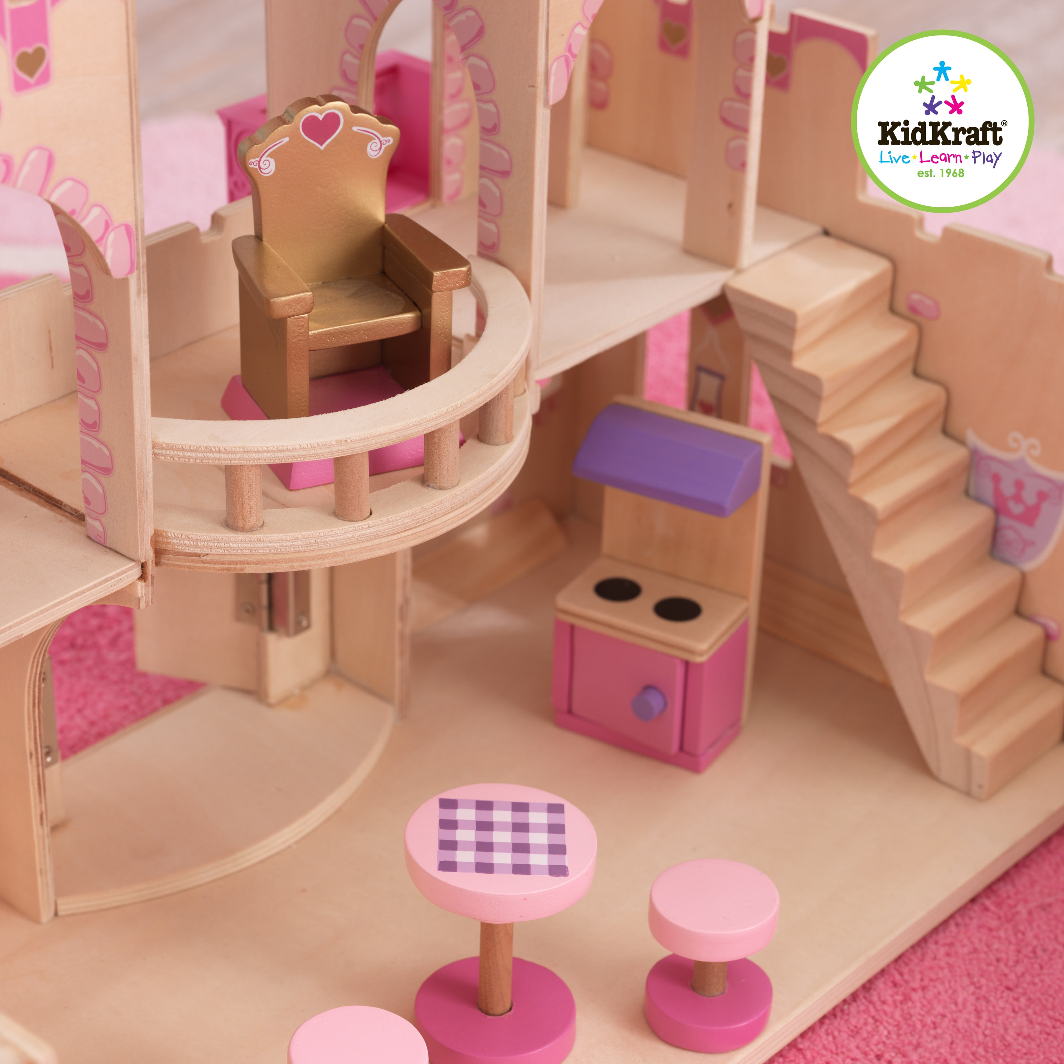 kidkraft wooden castle