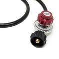thumbnail image 7 of Propane Hose With Regulator Propane Regulator And Propane Brass Orifice Stainless Hose 4 Ft High Propane High Pressure Regulator 0-20 Psi Adjustable 4Ft, 7 of 7
