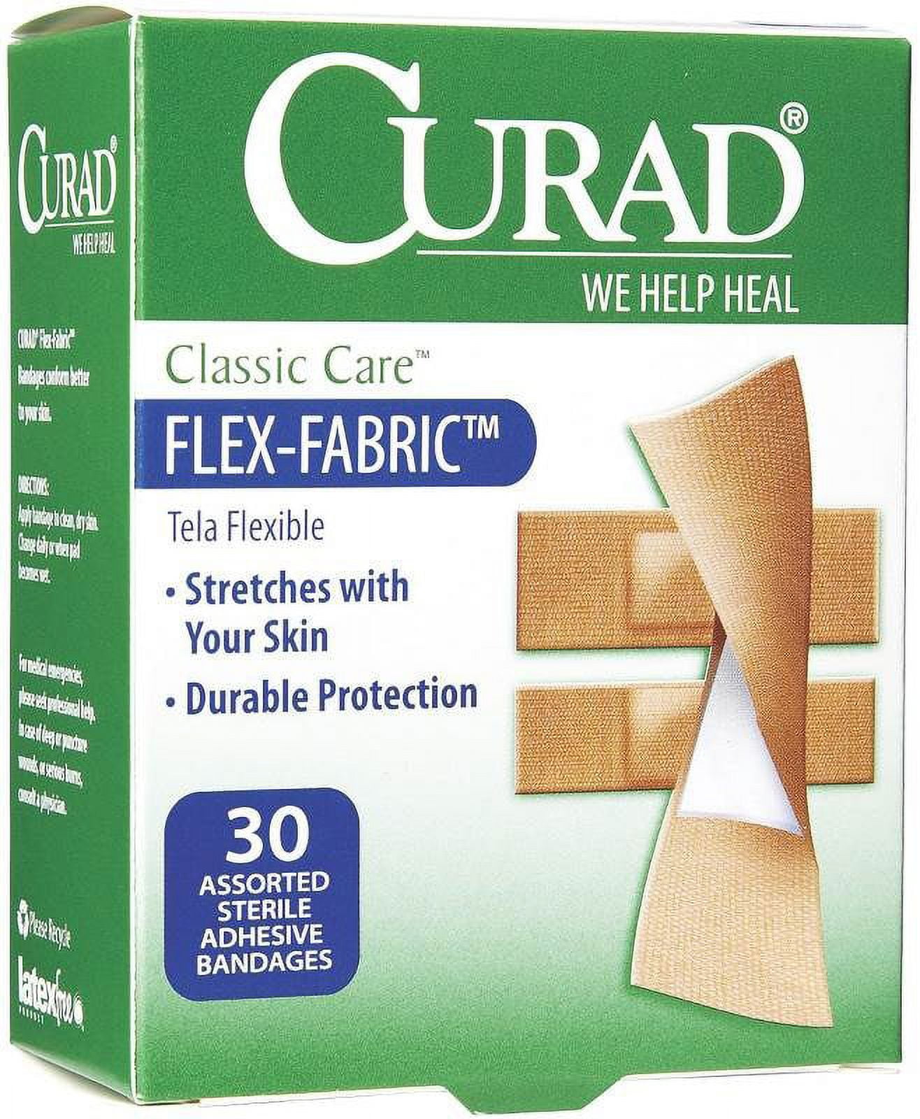 CURAD Flex-Fabric Bandages Brown Yes