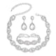 thumbnail image 5 of Collar, pulsera, pendientes, collar, cadena de clavícula, tejido de diamantes de imitación, popular en Europa y América, 5 of 5