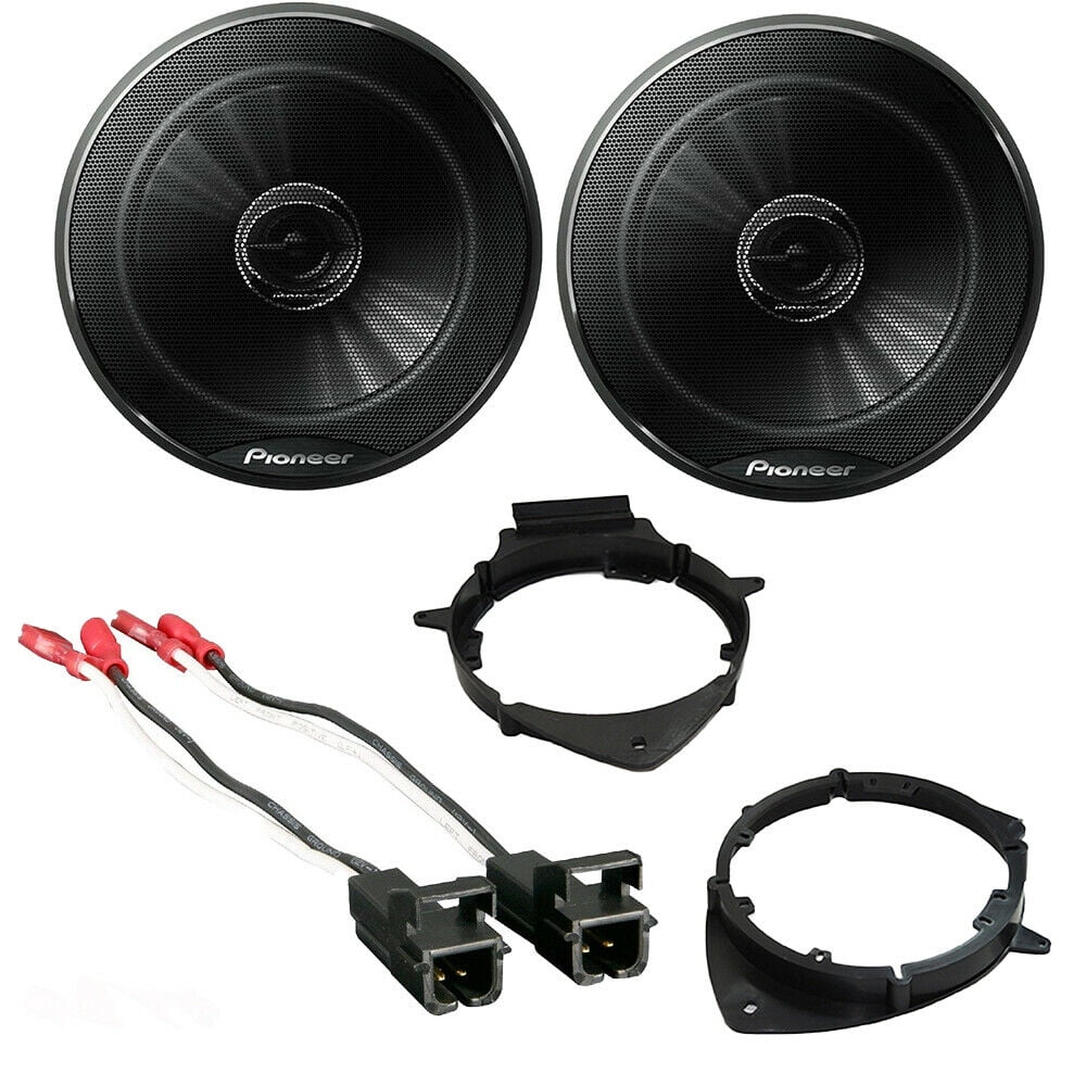 For Select GM Vehicles Pioneer 250W 6.5" 2Way Car Speakers /Speaker Adapter with Metra Speaker