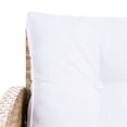 thumbnail image 5 of SAFAVIEH Vellor Outdoor Patio 4 Piece Conversation Set, Natural/White, 5 of 13