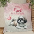 thumbnail image 3 of Every Fart is Love Note Shih Tzu Guilty Face Happy Valentine's Quilt Blanket Lion Dog Lover Gifts Cozy Comforter Throw Blanket - 01016, 3 of 5