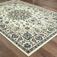 thumbnail image 2 of Style Haven  Marianna Medallion Indoor Outdoor Area Rug 5'3" x 7'6" 5' x 8' Outdoor, Indoor Living Room, Bedroom, Patio Navy, Grey Rectangle, 2 of 5