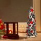 thumbnail image 5 of Puntoco Guirnalda de adornos navideños Arreglo de escena navideña Guirnalda Tiras de madera Árbol de Navidad, 5 of 6