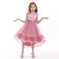 thumbnail image 2 of Vestido de princesa, vestido de malla con flores, vestido esponjoso, sin mangas, vestido de piano, 2 of 6
