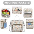 thumbnail image 2 of Autumn Fall Leaves Pattern Womens Lunch Box for Work,Insulated Large Lunch Bag for Tween and Teen,Loncheras Para Mujer,Leakproof Adult Lunch Bag for Work,Beach,Travel,Picnic,Camping, 2 of 7