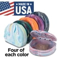 thumbnail image 4 of Étuis de Retenue Marbrés de Designer, Couleurs Assorties, Lot de 24, 4 of 4