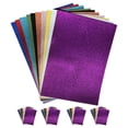 thumbnail image 1 of 50 cartulinas brillantes A4 para hacer tarjetas, papel brillante de colores para manualidades y proyectos de bricolaje., 1 of 5