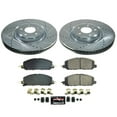 thumbnail image 3 of PowerStop Front Z23 Evolution Sport Carbon-Fiber Ceramic Brake Pad and Drilled & Slotted Rotor Kit Fits: FORD LINCOLN Select Models K8673, 3 of 10