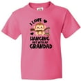 thumbnail image 3 of Inktastic Monkey I Love Hanging out with My Grandad Youth T-Shirt, 3 of 5