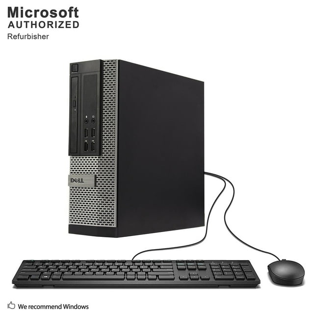 Dell OptiPlex 9020 SFF, Intel Quad Core i5-4590 jusqu'à 3.7 GHz, 12G DDR3 RAM, 1T, WiFi, Bluetooth, DVD, Windows 10 Pro 64 Bit (Fr/es/fr)-Reconditionné