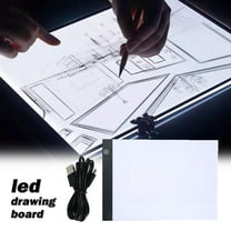 Vikakiooze Portable A5,A4,A3 Tracing LED Copy Board Light Box,Slim Light Pad,  USB Power Copy Drawing Board Tracing Light Board For Artists Designing,  Animation, Sketching 