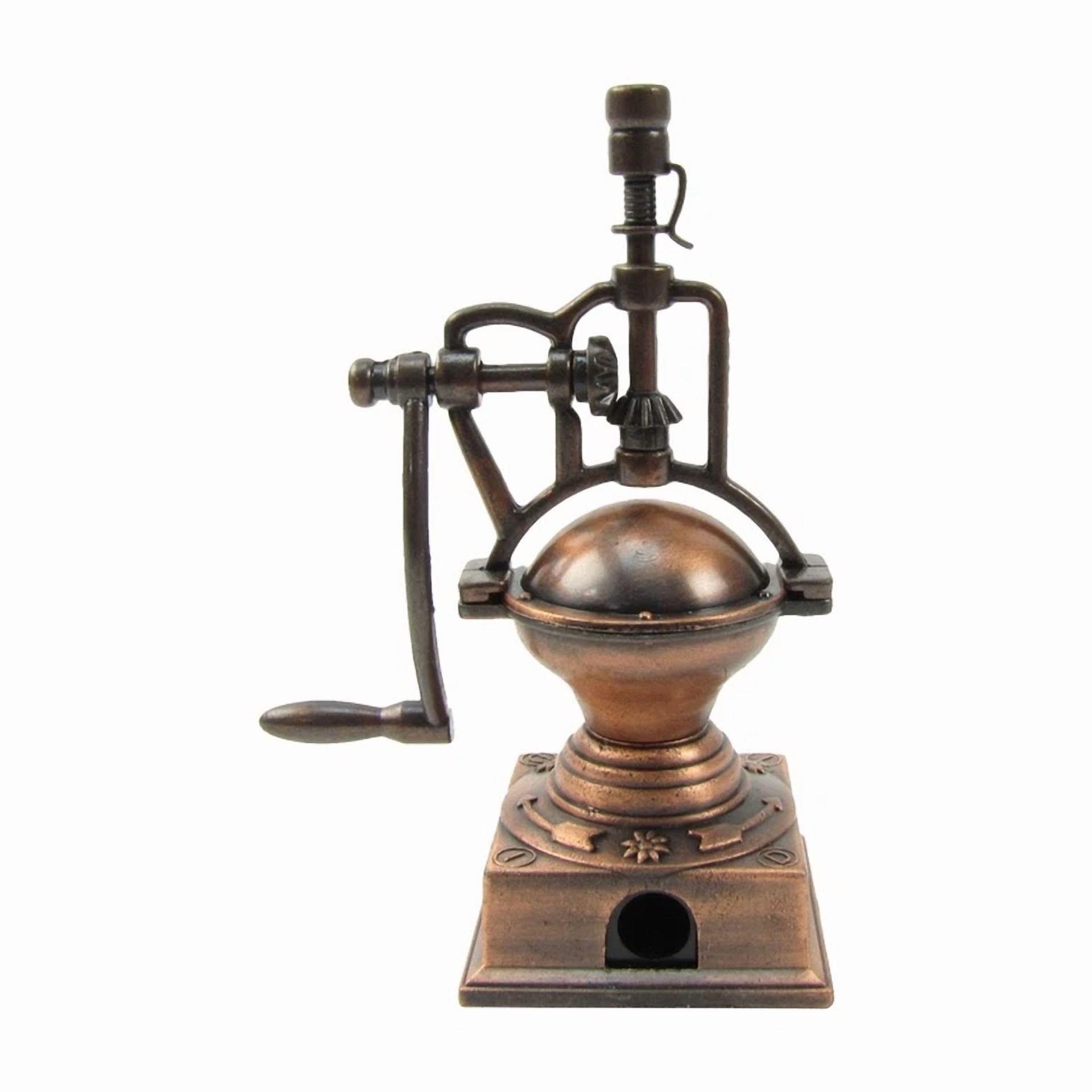 Zyler - Coffee Lover Gift Miniature Hand Crank Grinder Mill Metal Desk Pencil Sharpener