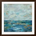 thumbnail image 2 of Art.com Seascape Sketches I Art Print by Silvia Vassileva, Brown Frame Wall Art, 38" x 38", 2 of 5