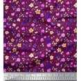 thumbnail image 1 of Soimoi Rayon Crepe Fabric Flower Watercolor Printed Craft Fabric by The Yard 46 Inch Wide, 1 of 3