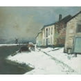 thumbnail image 2 of Armand Apol 23x20 Gold Ornate Framed and Double Matted Museum Art Print Titled - Countryside, 2 of 4