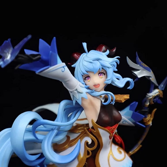 New Genshin Impact Ganyu Ornaments Statue 28cm/11inch Ganyu Anime Characters PVC Statue Collection Figurine Gift