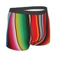 thumbnail image 3 of Disketp Mexican Serape Blanket Stripes Men'S Boxer Briefs,Soft And Breathable Cotton Underwear With Comfortflex Waistband, 3 of 8