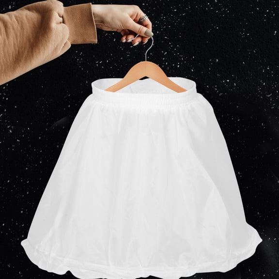 LOLIPPYY Short Hoop Skirt Petticoat For Wedding Dress White 1Set Circular Hoop Support For Dresses