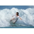 thumbnail image 2 of Yuval 14x11 White Modern Wood Framed Museum Art Print Titled - Surfer, 2 of 4